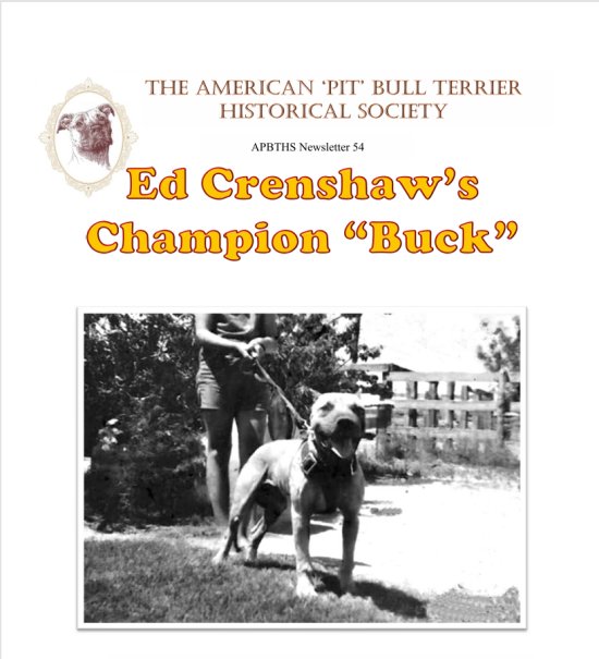 54 Ed Crenshaws Ch Buck