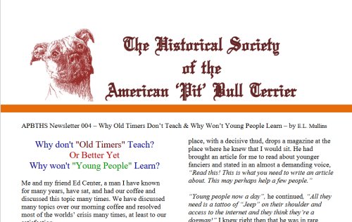 APBTHS newsletter 04