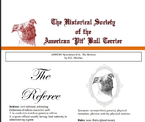 Newsletter 026 The Referee